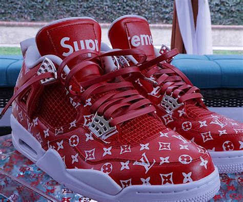 supreme louis vuitton sneakers price|Supreme x Louis Vuitton Sport Sneaker 'Monogram Red'.